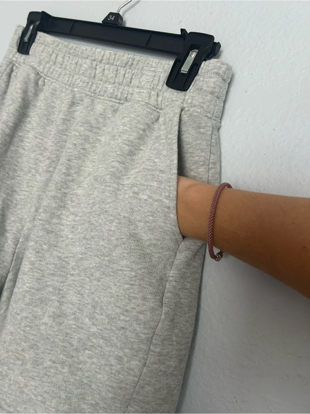 AMERICAN EAGLE Gray Cotton & Polyester Shorts Size: M UNISEX